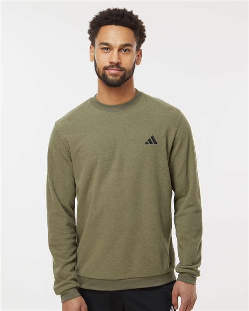 Adidas Men's Terry Loop Crewneck Sweatshirt - Adidas A586