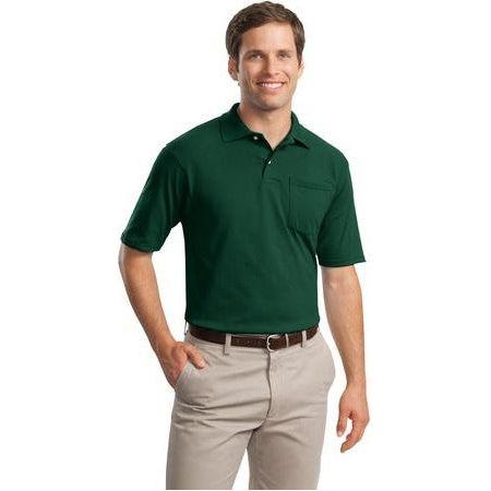 SpotShield™ 5.6-Ounce Jersey Knit Sport Shirt with Pocket Joe's USA Forest Green 4X-Large