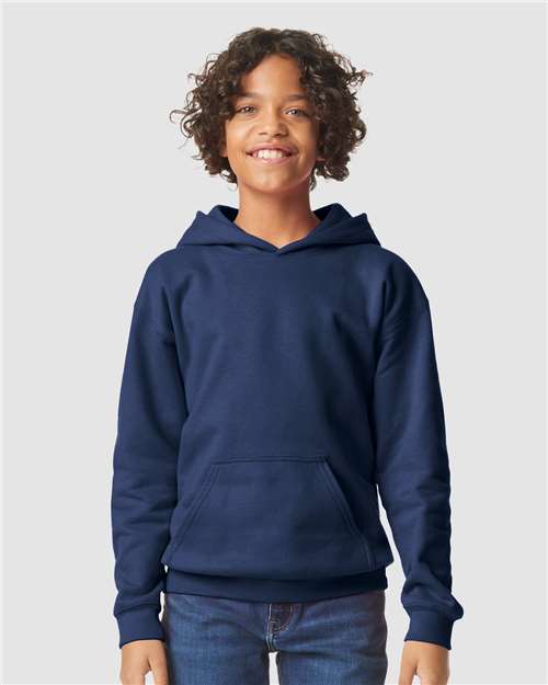 Gildan SF500B Youth Softstyle Midweight Hooded Sweatshirt