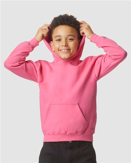 Gildan SF500B Youth Softstyle Midweight Hooded Sweatshirt