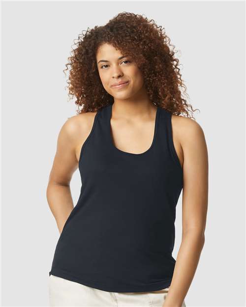 Gildan 64220LCVC Women's Softstyle CVC Racerback Tank Top