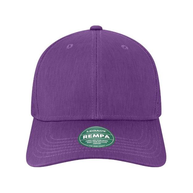 LEGACY Reclaim Mid-Pro Adjustable Cap - LEGACY REMPA LEGACY Eco Purple Adjustable