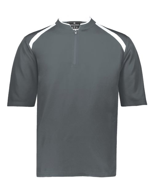Holloway Men's Clubhouse Short Sleeve Quarter-Zip Pullover - Holloway 229581