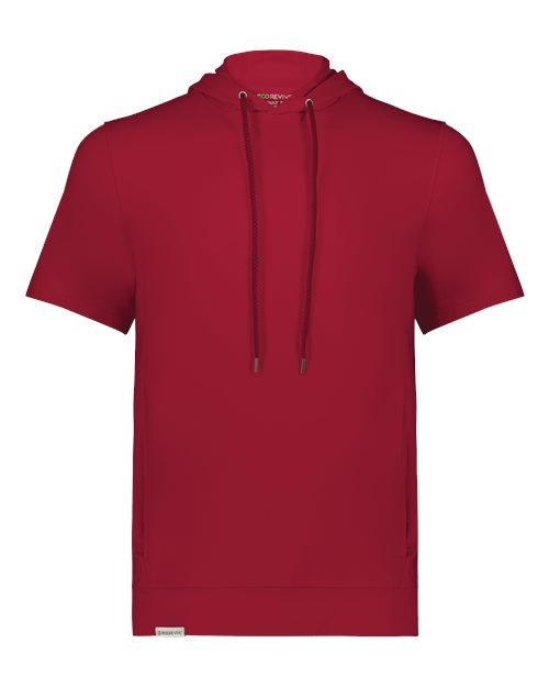 Holloway Men's Eco Revive™ Ventura Soft Knit Short Sleeve Hooded Sweatshirt - Holloway 222505