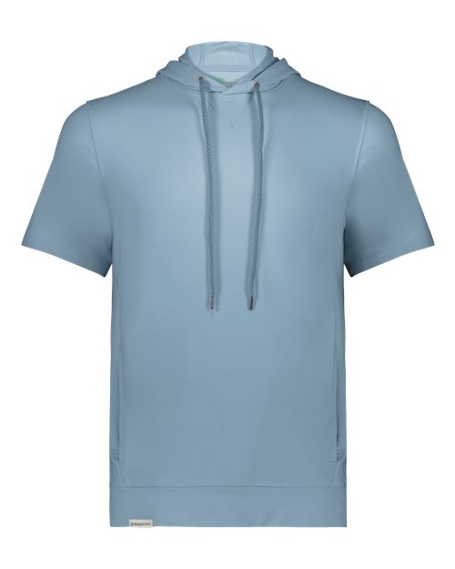 Holloway Men's Eco Revive™ Ventura Soft Knit Short Sleeve Hooded Sweatshirt - Holloway 222505