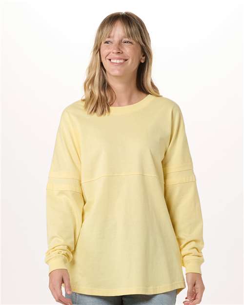 Boxercraft Women's Pom Pom Long Sleeve Jersey T-Shirt - Boxercraft BW3514