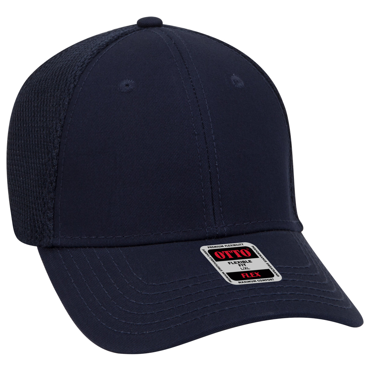 OTTO CAP® OTTO FLEX® Fitted 6 Panel Low Profile Baseball Cap OTTO 11-1169