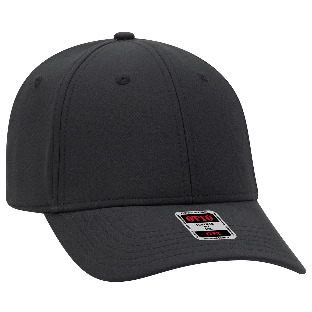 OTTO CAP® OTTO FLEX® Fitted UPF 50+ 6 Panel Low Profile Baseball Cap OTTO 11-1257