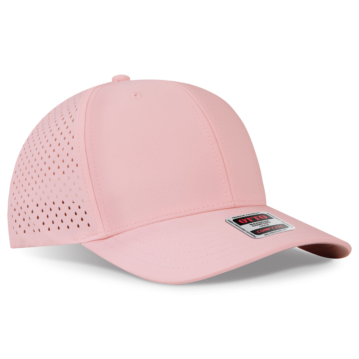 OTTO CAP® OTTO COMFY FIT® 6 Panel Mid Profile Perforated Baseball Cap OTTO 110-1