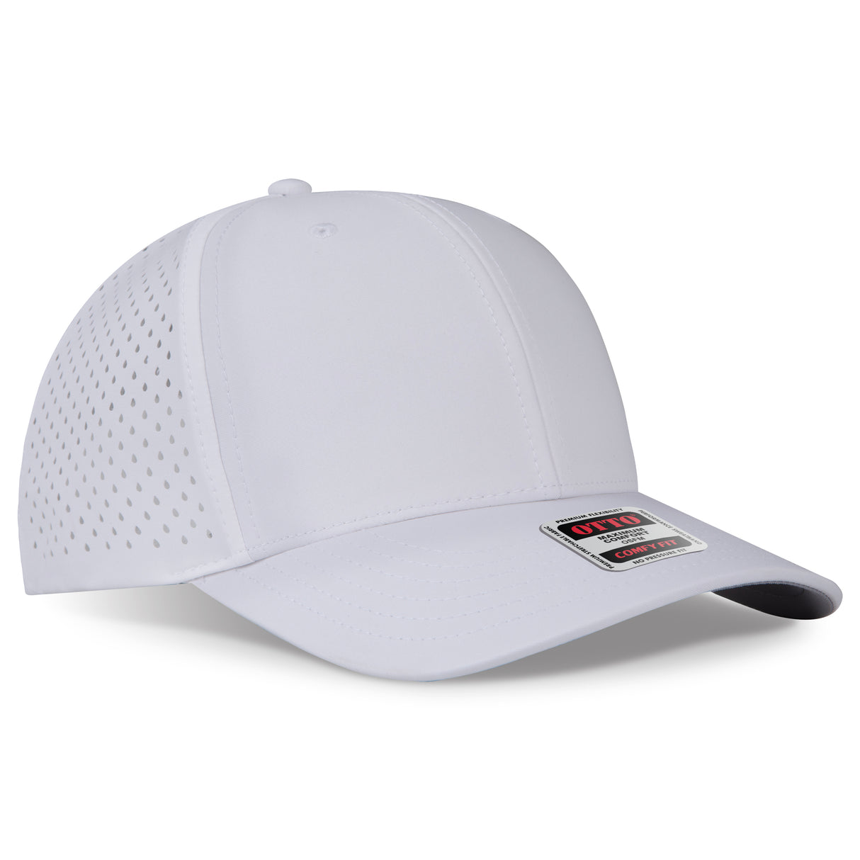 OTTO CAP® OTTO COMFY FIT® 6 Panel Mid Profile Perforated Baseball Cap OTTO 110-1