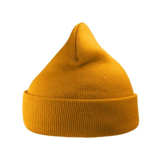 Atlantis Headwear Sustainable 12" Knit Beanie - Atlantis Headwear WIND Atlantis Headwear Mustard Yellow One Size