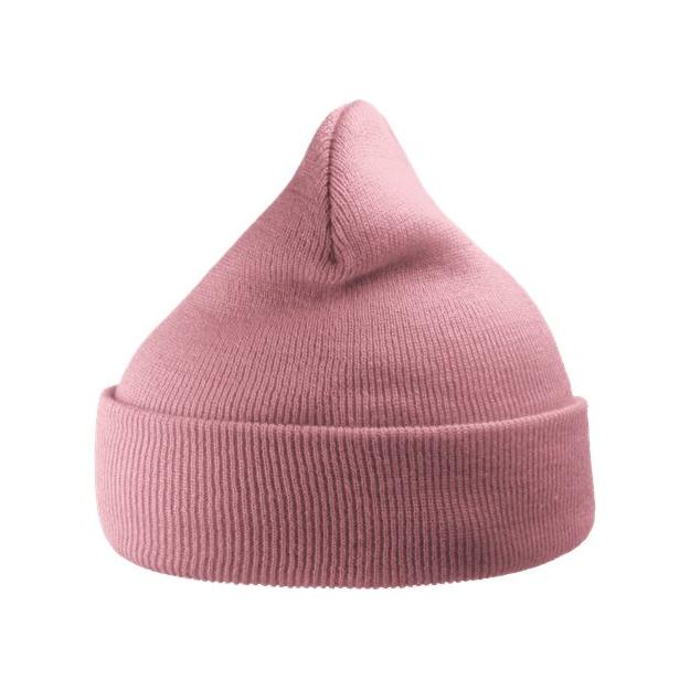 Atlantis Headwear Sustainable 12" Knit Beanie - Atlantis Headwear WIND Atlantis Headwear Pink One Size