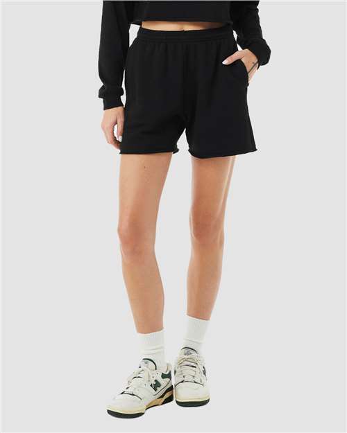 Bella + Canvas 3787 Women's Cutoff Fleece Shorts