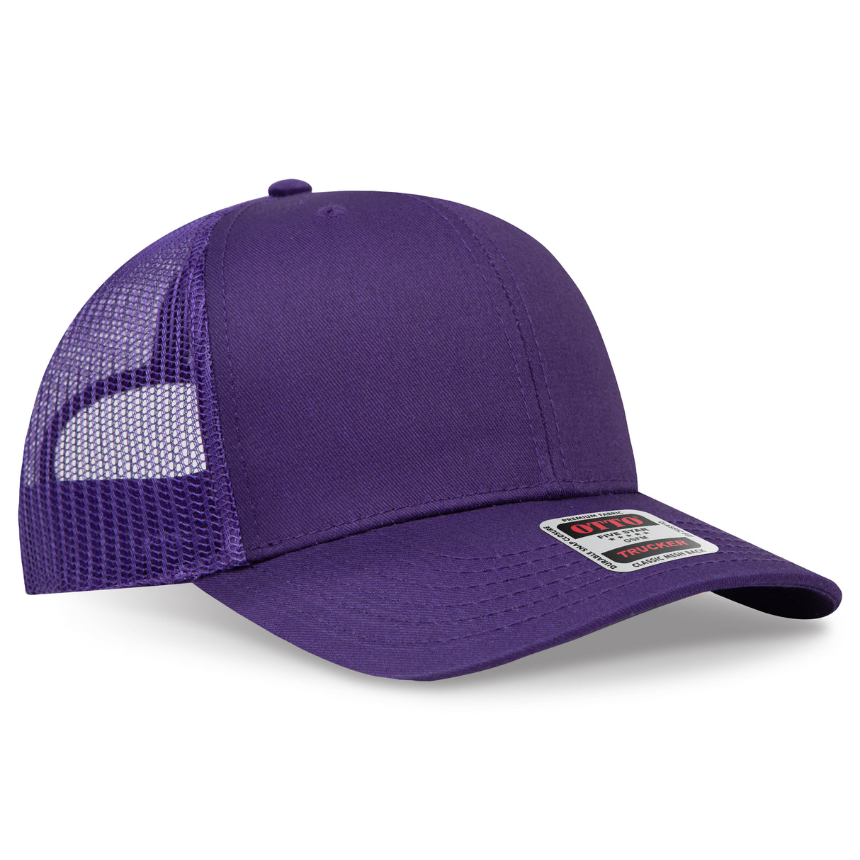 OTTO CAP® 6 Panel Mid Profile Mesh Back Trucker Hat OTTO 112-1