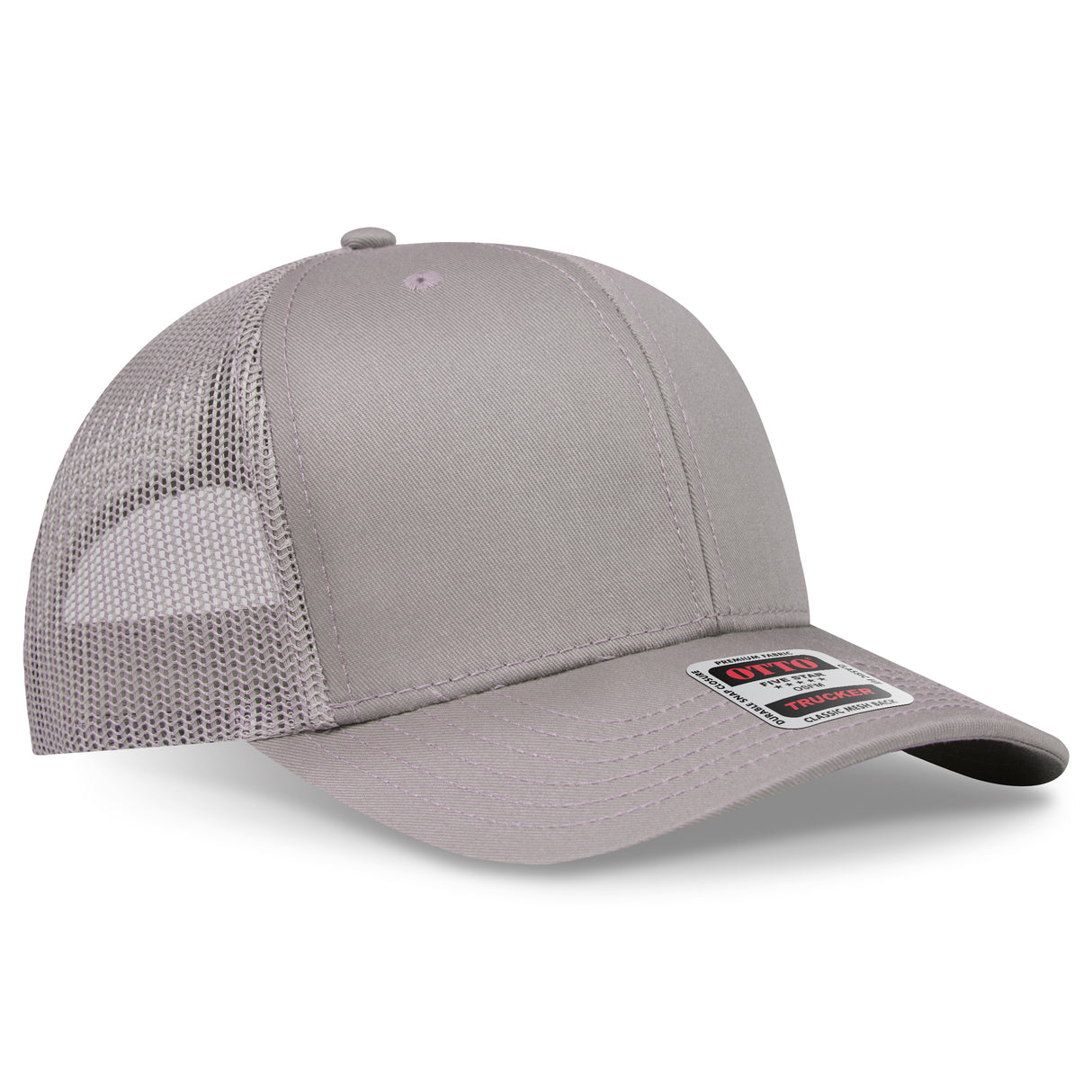 OTTO CAP® 6 Panel Mid Profile Mesh Back Trucker Hat OTTO 112-1