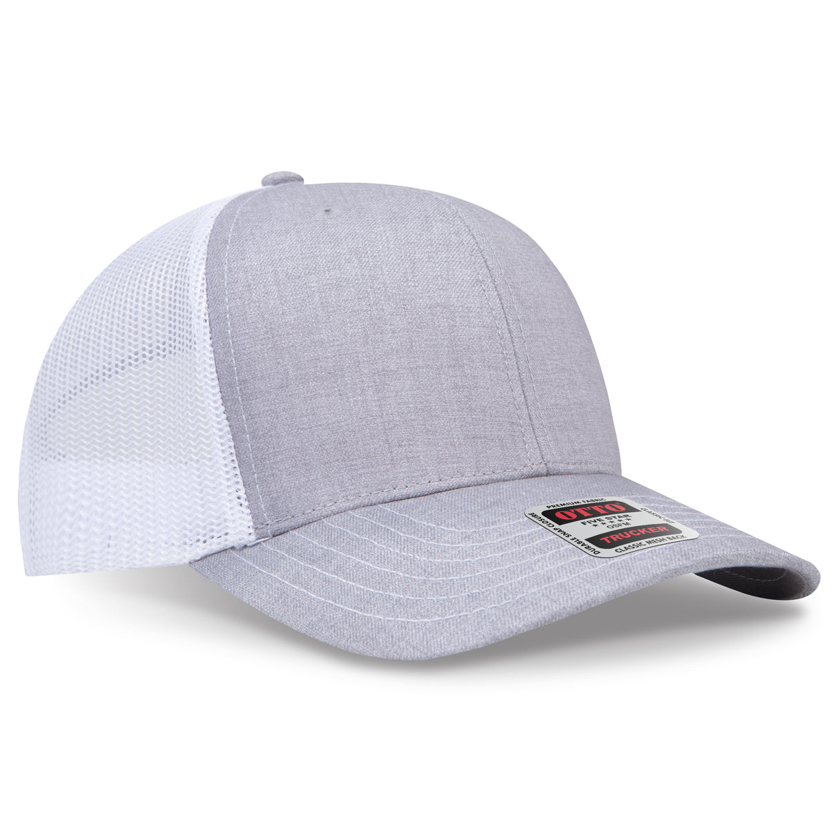 OTTO CAP® 6 Panel Mid Profile Mesh Back Trucker Hat OTTO 112-1