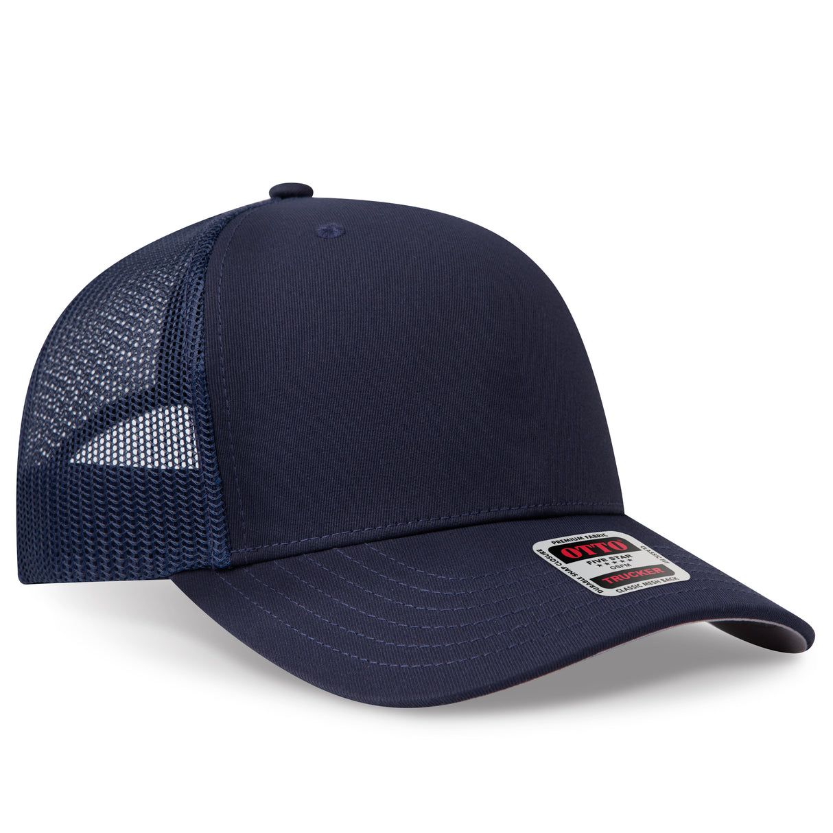 OTTO CAP® Seamless 6 Panel Mid Profile Mesh Back Trucker Hat OTTO 1120-1