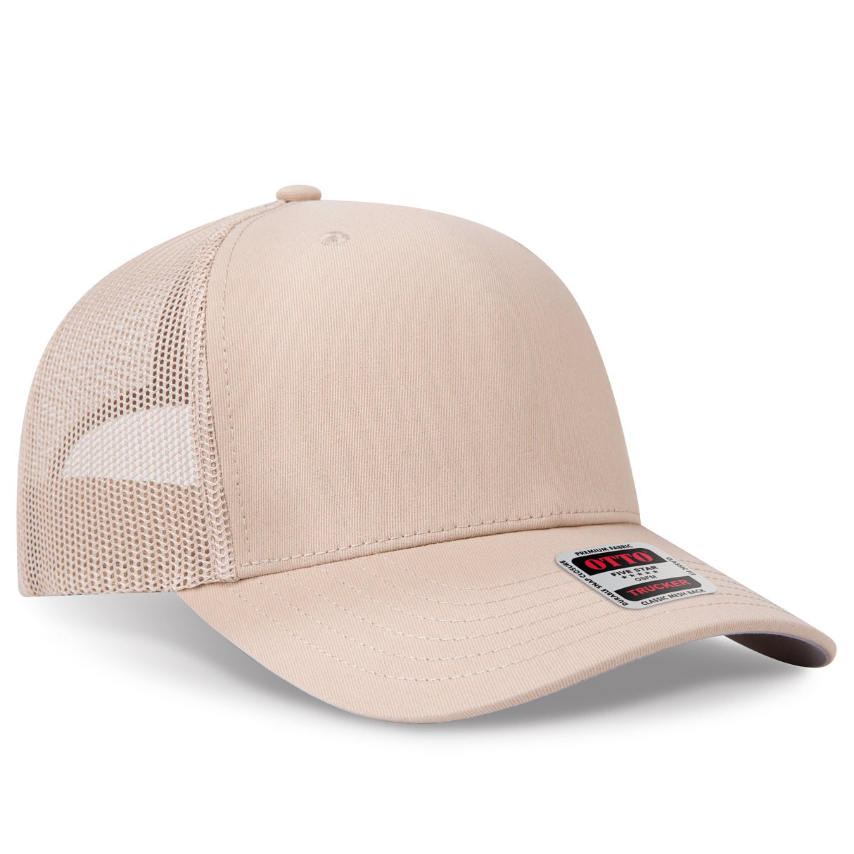 OTTO CAP® Seamless 6 Panel Mid Profile Mesh Back Trucker Hat OTTO 1120-1