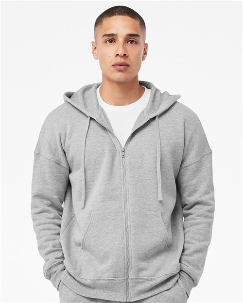 BELLA + CANVAS Unisex Sponge Fleece DTM Full-Zip Hoodie Sweatshirt - BELLA + CANVAS 3759