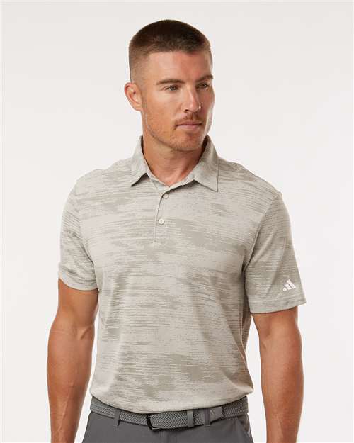 Adidas A2005 Men's Ultimate365 Textured Stripe Polo Designed For Everyday Comfort And Style