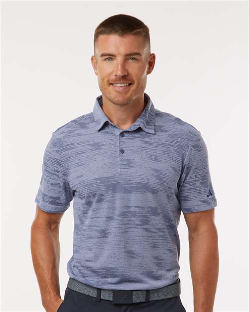 Adidas Men's Ultimate365 Textured Stripe Polo - Adidas A2005