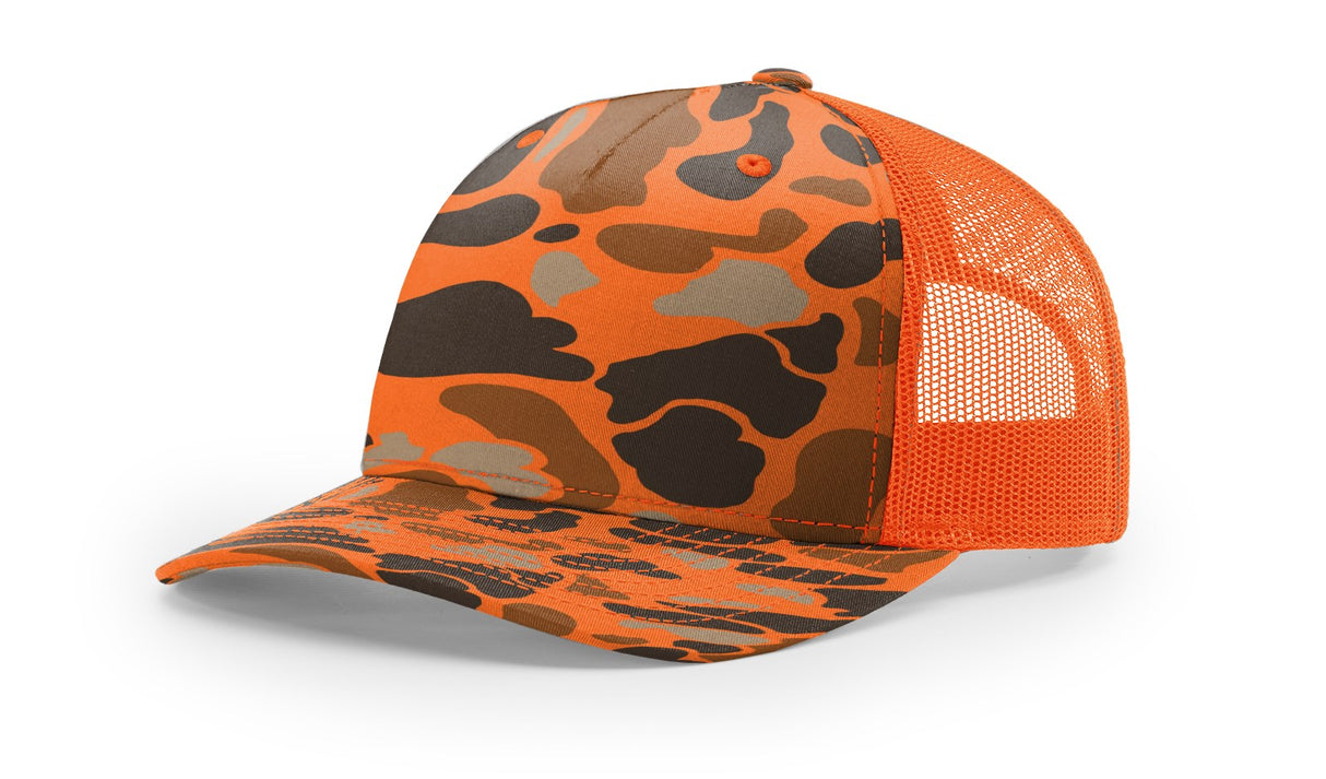 Richardson Five-Panel Printed Trucker Cap - Richardson 112PFP