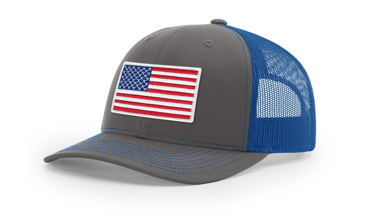 Joe's USA Flag Snapback Trucker Cap