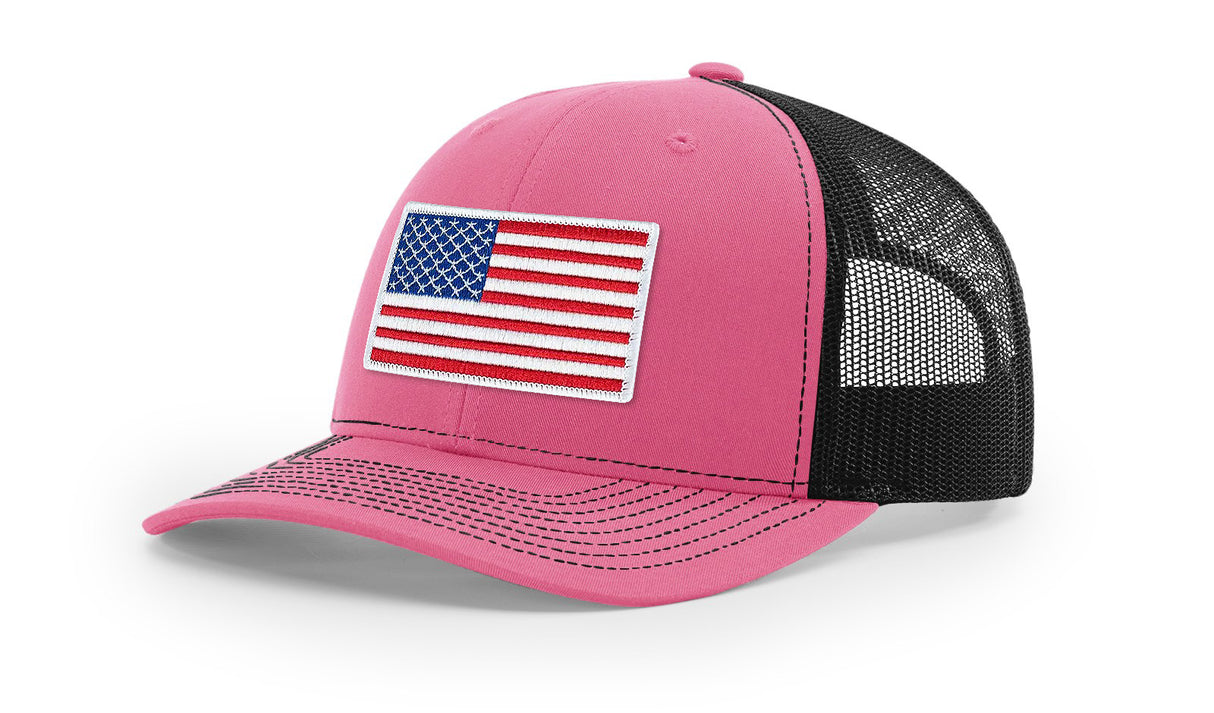Joe's USA Flag Snapback Trucker Cap