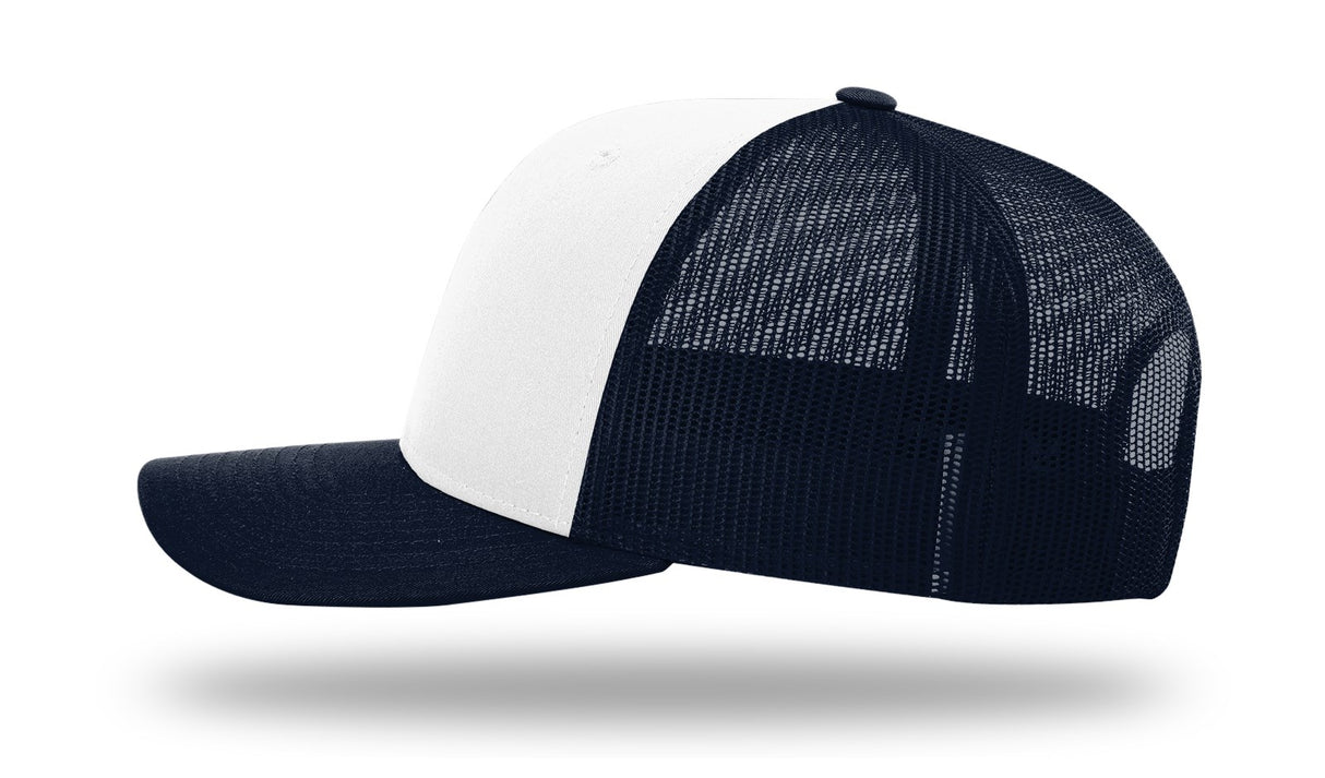 Richardson 112 White / Navy - Alternate side view