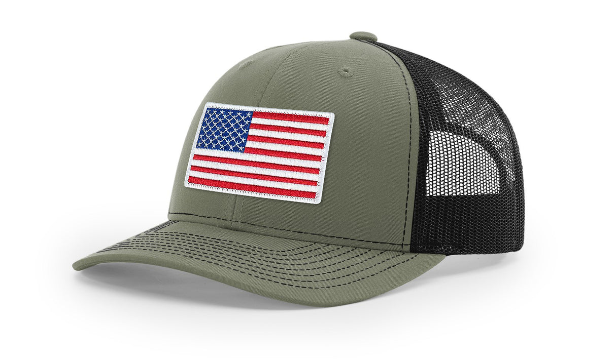 Joe's USA Flag Snapback Trucker Cap