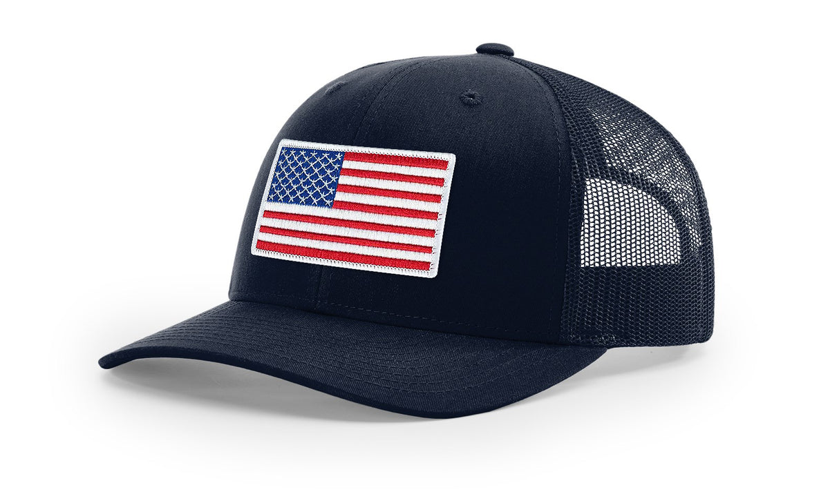 Joe's USA Flag Snapback Trucker Cap