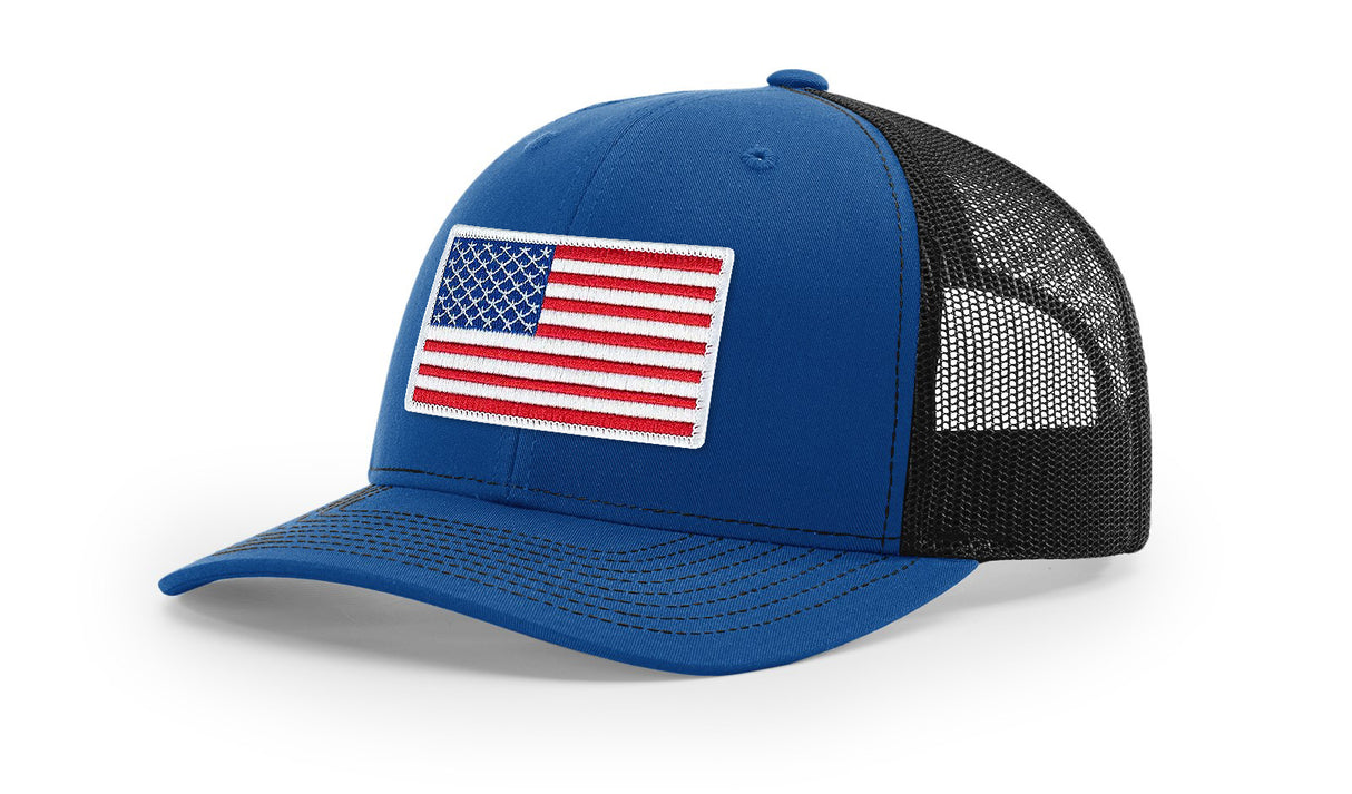 Joe's USA Flag Snapback Trucker Cap