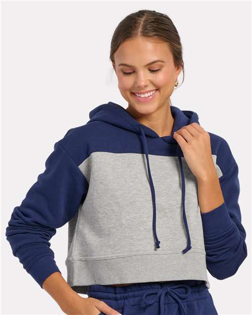 Boxercraft Women's Cropped Fleece Hooded Sweatshirt - Boxercraft BW5404
