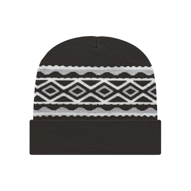 CAP AMERICA USA- Made Diamond Cuffed Beanie - CAP AMERICA RKD12 CAP AMERICA