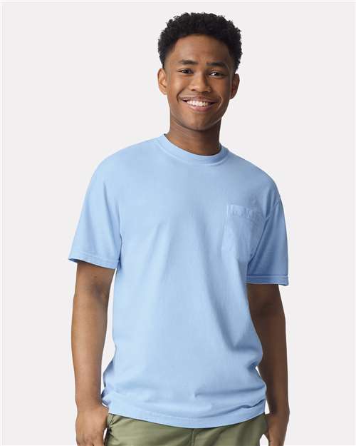 Comfort Colors 6030 Unisex Garment-Dyed Heavyweight Pocket T-Shirt