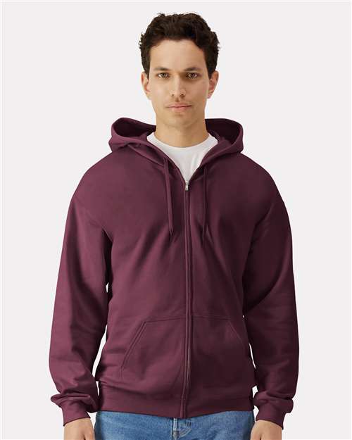 Gildan SF600 Unisex Softstyle Full-Zip Hooded Sweatshirt