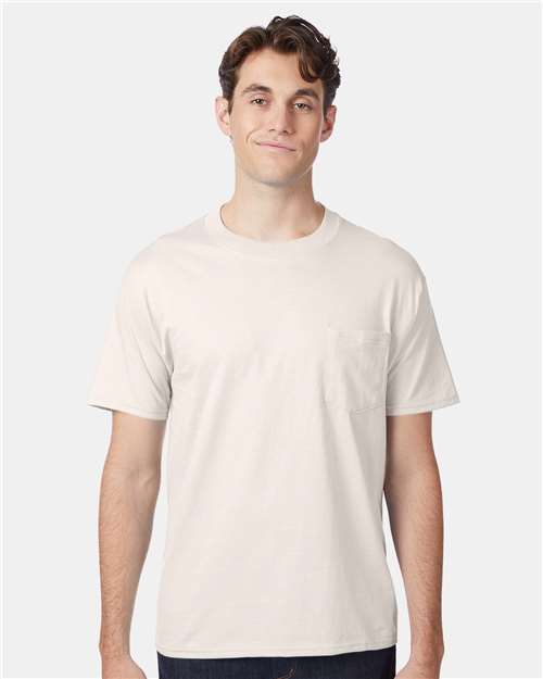 Hanes 5190 Men's Beefy-T Pocket T-Shirt