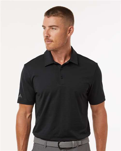 Adidas Men's Textured Stripe Polo - Adidas A704