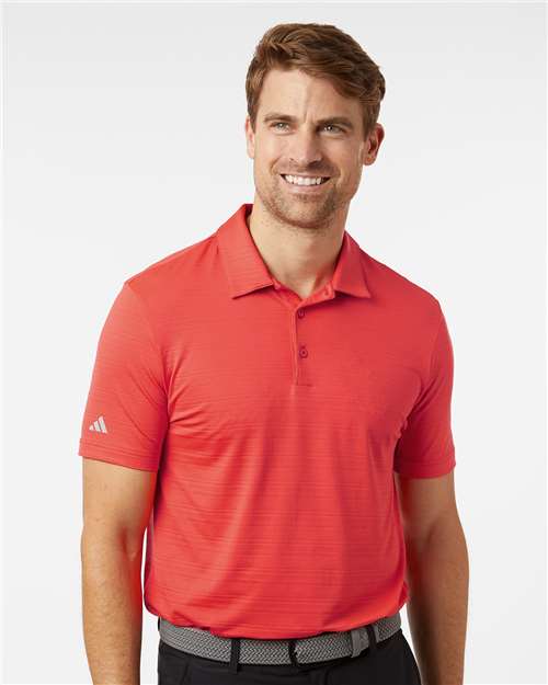 Adidas Men's Textured Stripe Polo - Adidas A704
