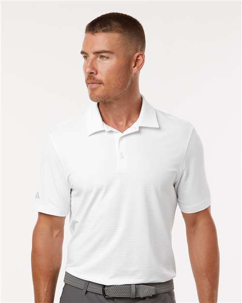 Adidas Men's Textured Stripe Polo - Adidas A704