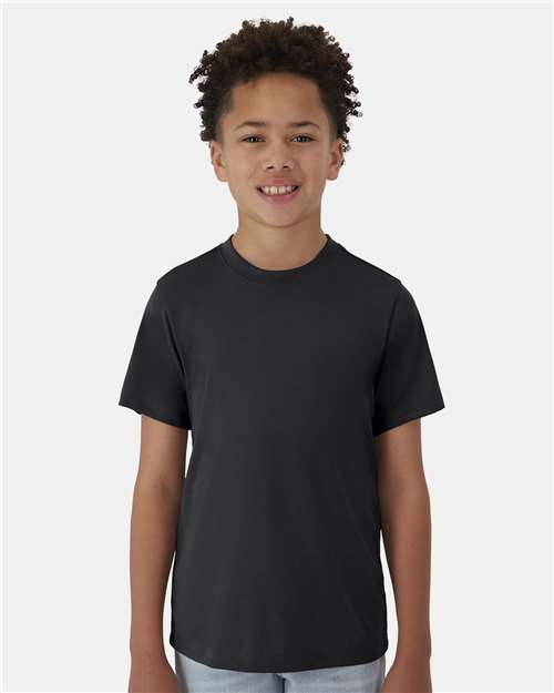 Hanes 484Y Youth Cool DRI Cotton Touch T-Shirt