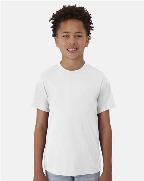 Hanes 484Y Youth Cool DRI Cotton Touch T-Shirt