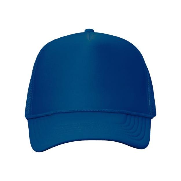 Valucap Foam Mesh-Back Trucker Cap - Valucap VC700 Valucap Royal/ Royal Adjustable