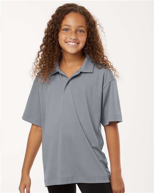 Wholesale All-Sport Performance Youth Pro-Lock Performance Polo