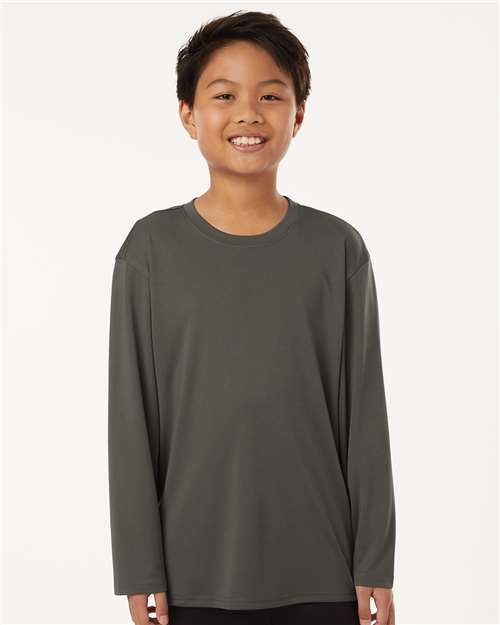Wholesale All-Sport Performance Youth Pro-Lock Performance Long Sleeve T-Shirt