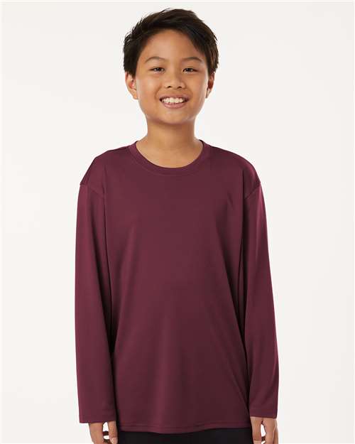 Wholesale All-Sport Performance Youth Pro-Lock Performance Long Sleeve T-Shirt