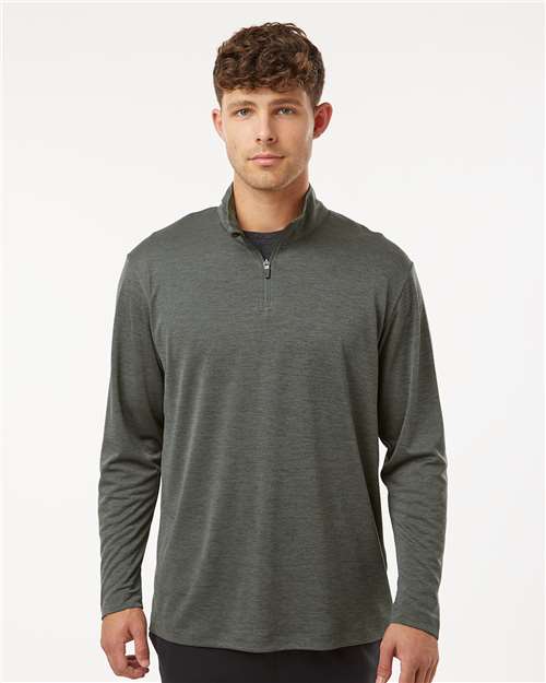 Wholesale All-Sport Performance Men's Pro-Lock Performance Mélange Quarter-Zip Pullover