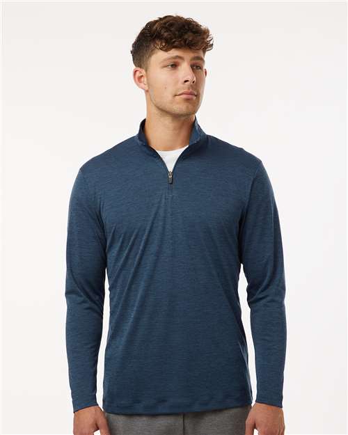 Wholesale All-Sport Performance Men's Pro-Lock Performance Mélange Quarter-Zip Pullover