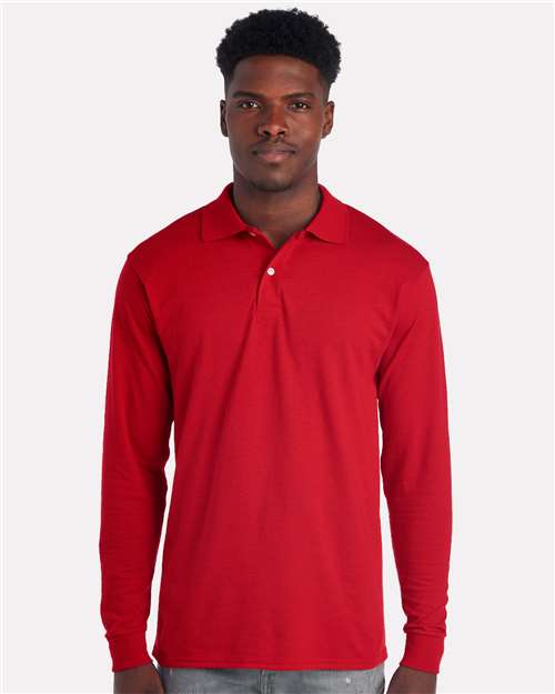 JERZEES Men's Dri-Power® Long Sleeve Polo - JERZEES 437LR