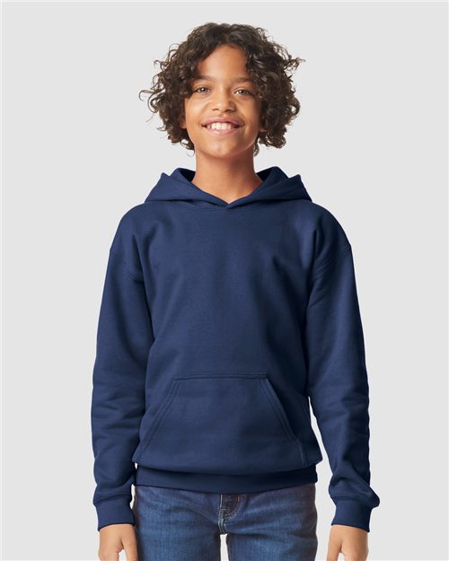 Gildan SF500B Youth Softstyle Midweight Hooded Sweatshirt
